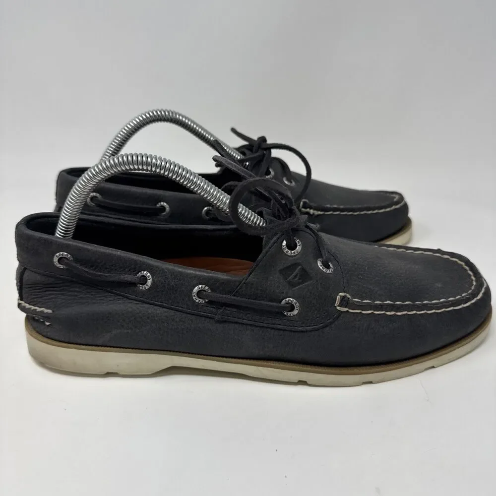 Sperry Blue Leather Boat Shoes Men’s Size 8.5M